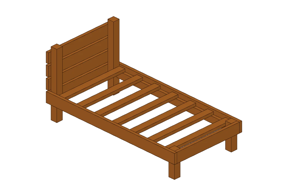 Twin Platform Bed